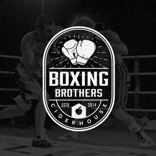 logo concept for Boxing Brother Ciderhouse