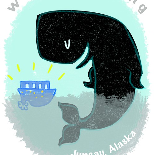 Whale Watching Shirt Design