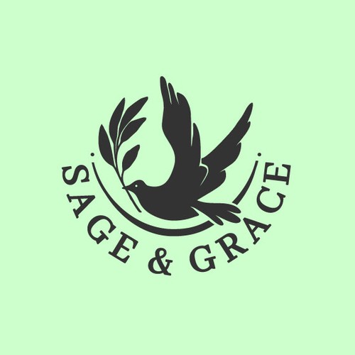 Classic peaceful logo for funeral organizing website