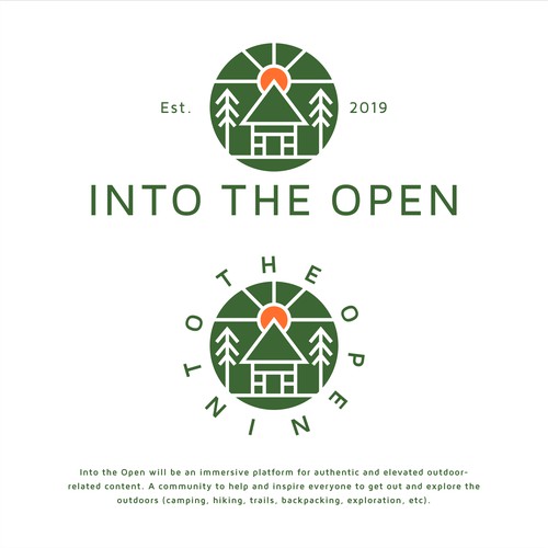 into the open