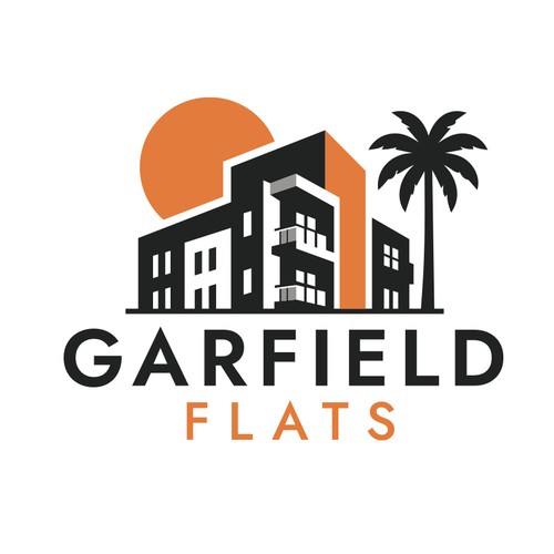 Real Estate & Property Logo Design | Garfield Flats Branding