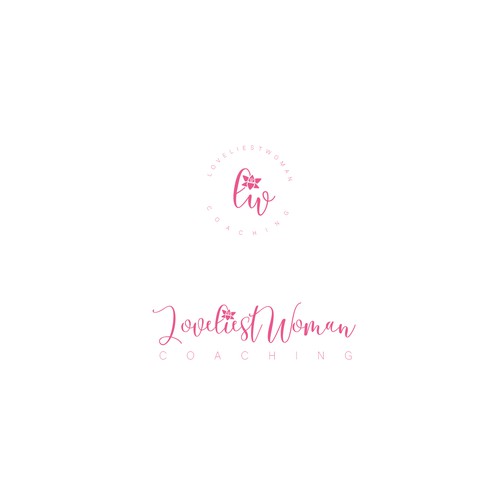 Create soft, elegant and beautiful logo for LoveliestWoman Coaching