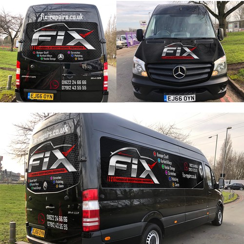 Van wrap for Fix company