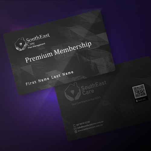membership card for vip client