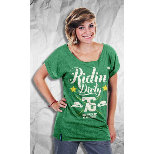 Ridin' Dirty Clothing LADIES' t-shirts