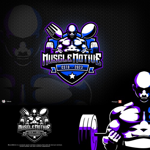 Logo design for Muscle Motive