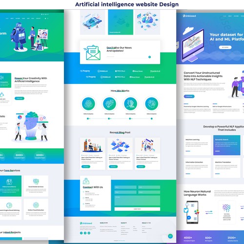 Artificial Intelligence Website Design