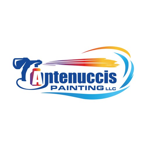 Modern logo for painting company.