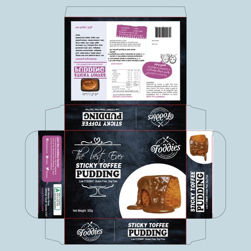 Decadent Frozen Dessert Packaging Design