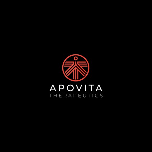 Minimalist logo concept for Apovita Therapeutics