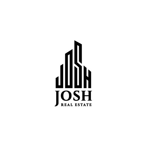 A wordmark logo concept for a real estate business