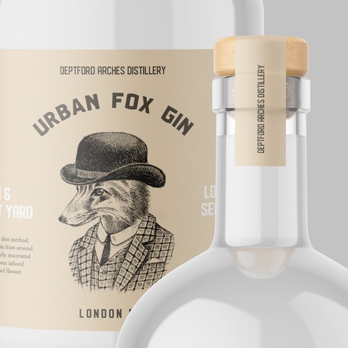 gin label • Urban Fox Gin