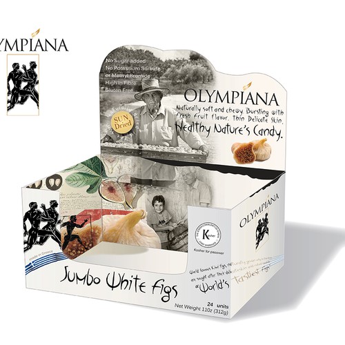 Create Captivating Box and Label design for Natural Greek Dried Figs!