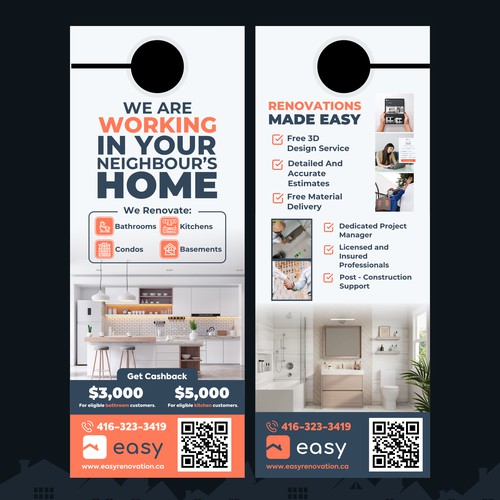 Door Hanger Flyer for Renovation Company
