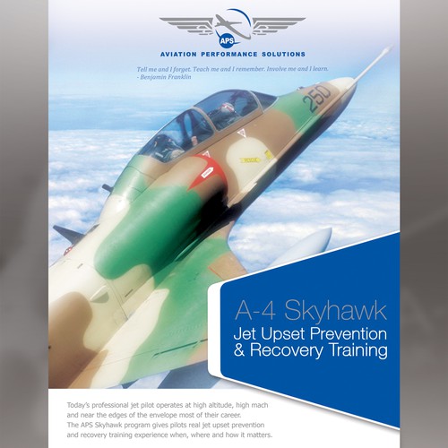Brochure for Fighter Jet Training