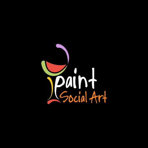 Paint Social Art Logo