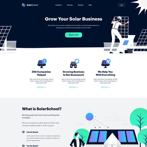 SolarSchool web concept
