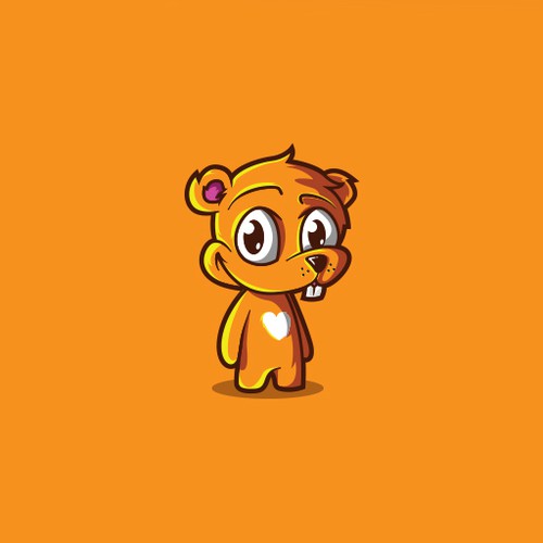 Cute animal mascot