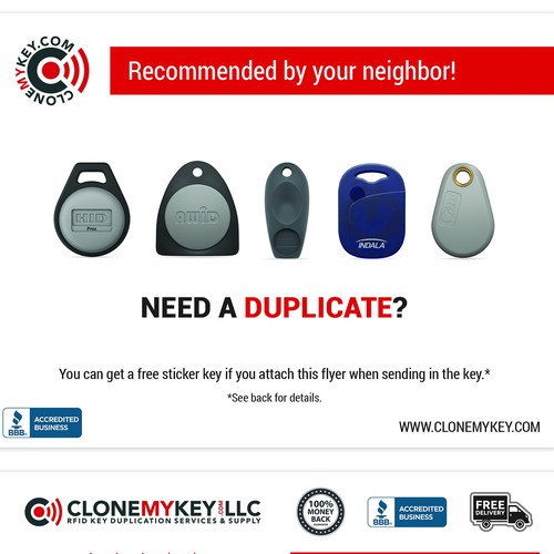 CloneMyKey - Print Ad Proposal