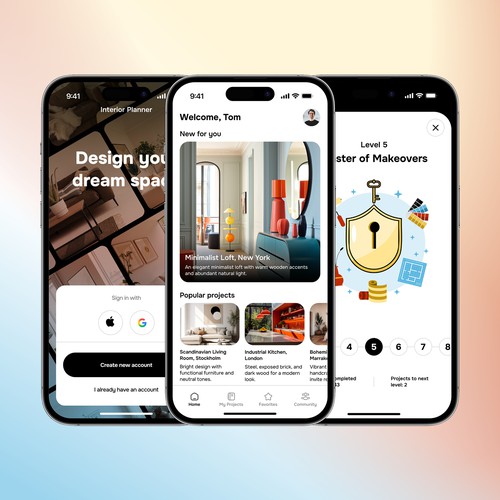 Interior Planner · App Design
