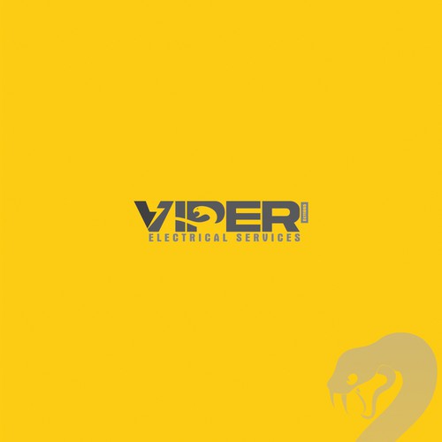 Logo for modern Electrical company called "VIPER"