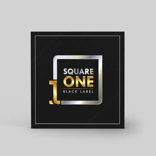 Elegant logo design for square 1 