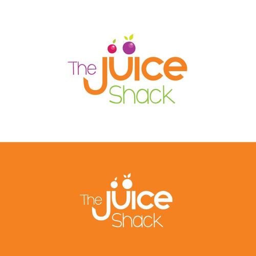 Simple happy Logo for Juice shack