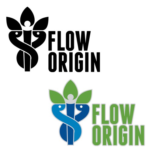 Holistic Logo for Flow Origin
