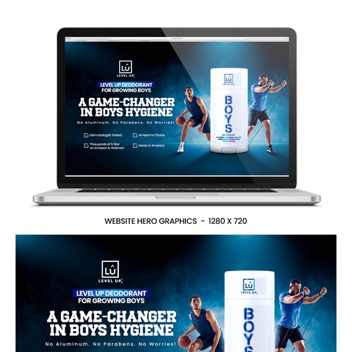 Deodorant Website Banner