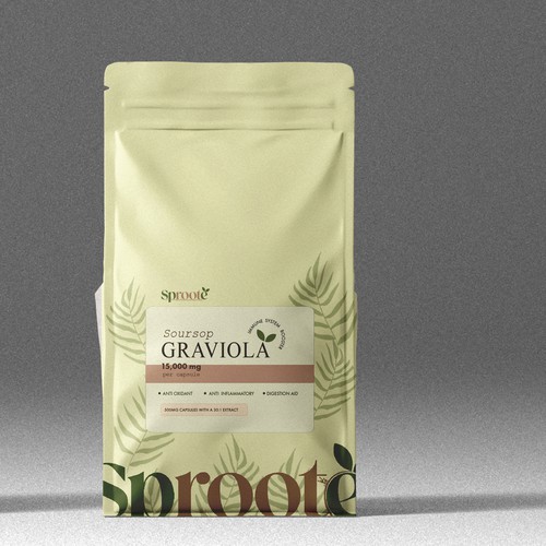 Packaging design for a health supplement 