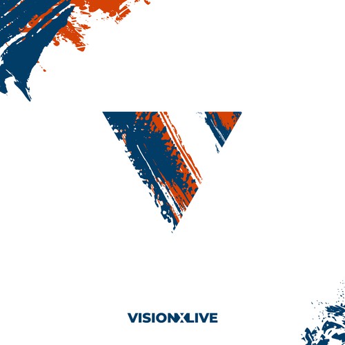 Artistic logo for Visual arts and design conference