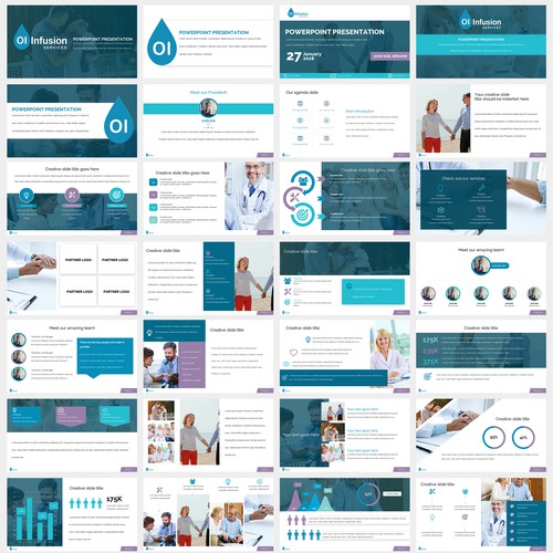 PowerPoint Template for a Healthcare company