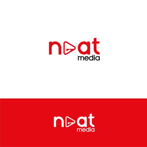 simple logo for neat media