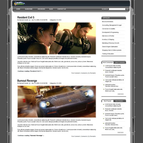 Simple blog designs, Web 2.0, Two winners!