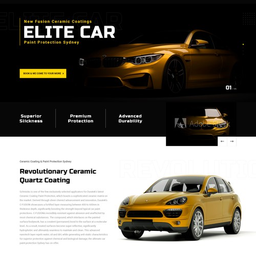 ELITE CAR - LANDING PAGE