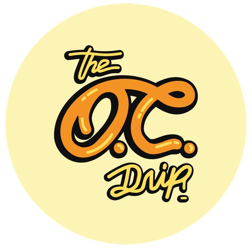 The Orange County Drip - Calligraphy Logo