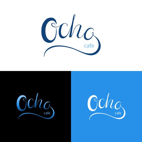Logo design for Ocho cafe.