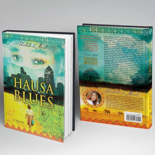 Create a striking book cover design for a memoir