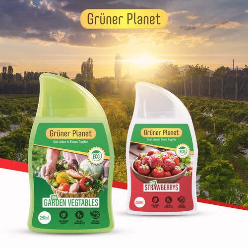 Label design for - Gruner Planet