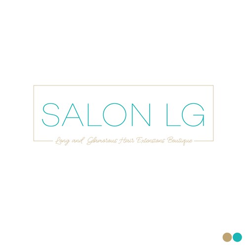 Feminent, chique logo for Salon LG