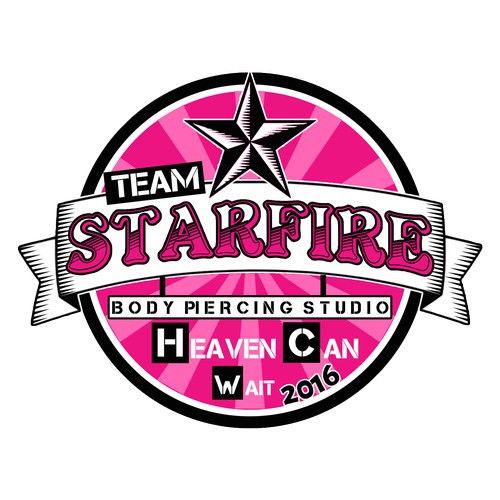 Team Starfire Body Piercing Tshirt logo