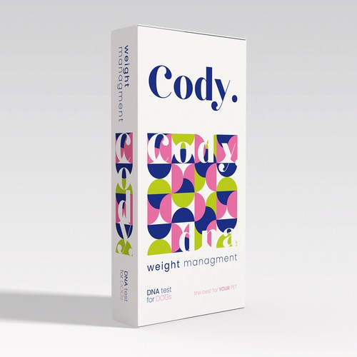 Cody / DNA test for dogs / Packaging design