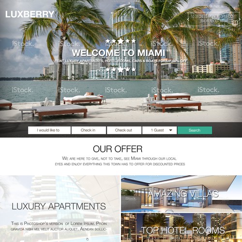 Looking for a super star to create the #1 vacation rentals website for Miami!!