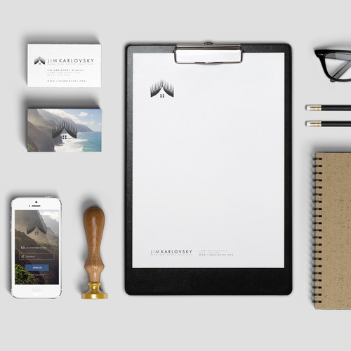 Develop brand identity for a luxury real estate company in Hawaii