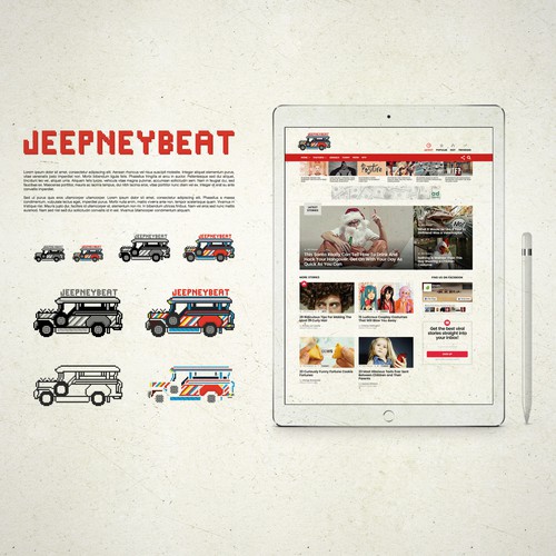 Jeepney Beat Pixel Design