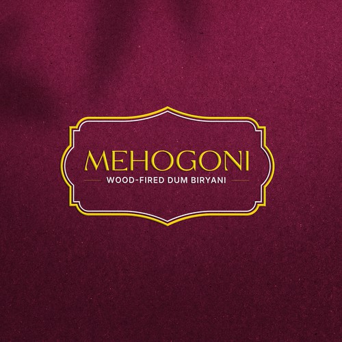 MEHOGONI Logo for Biryani Brand