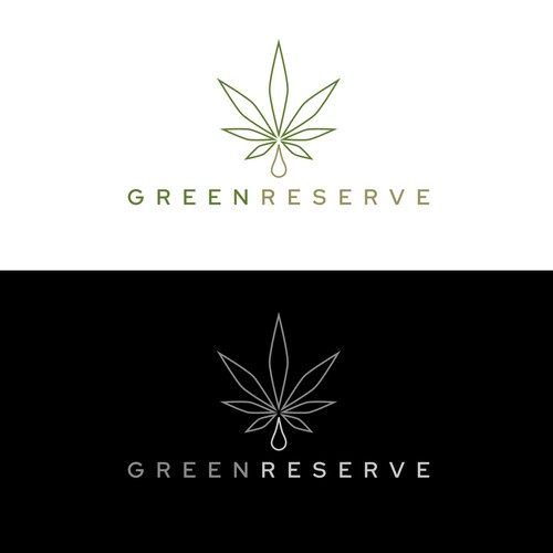 A modern, minimalistic logo for cannabis vaporizer brand