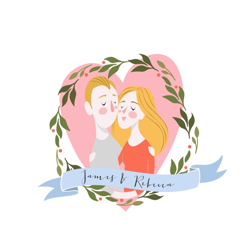 Illustration for Wedding Stationery