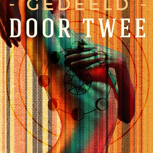 Ontwerp de cover voor mijn roman: De wereld gedeeld door twee. Leef je uit en verras me!