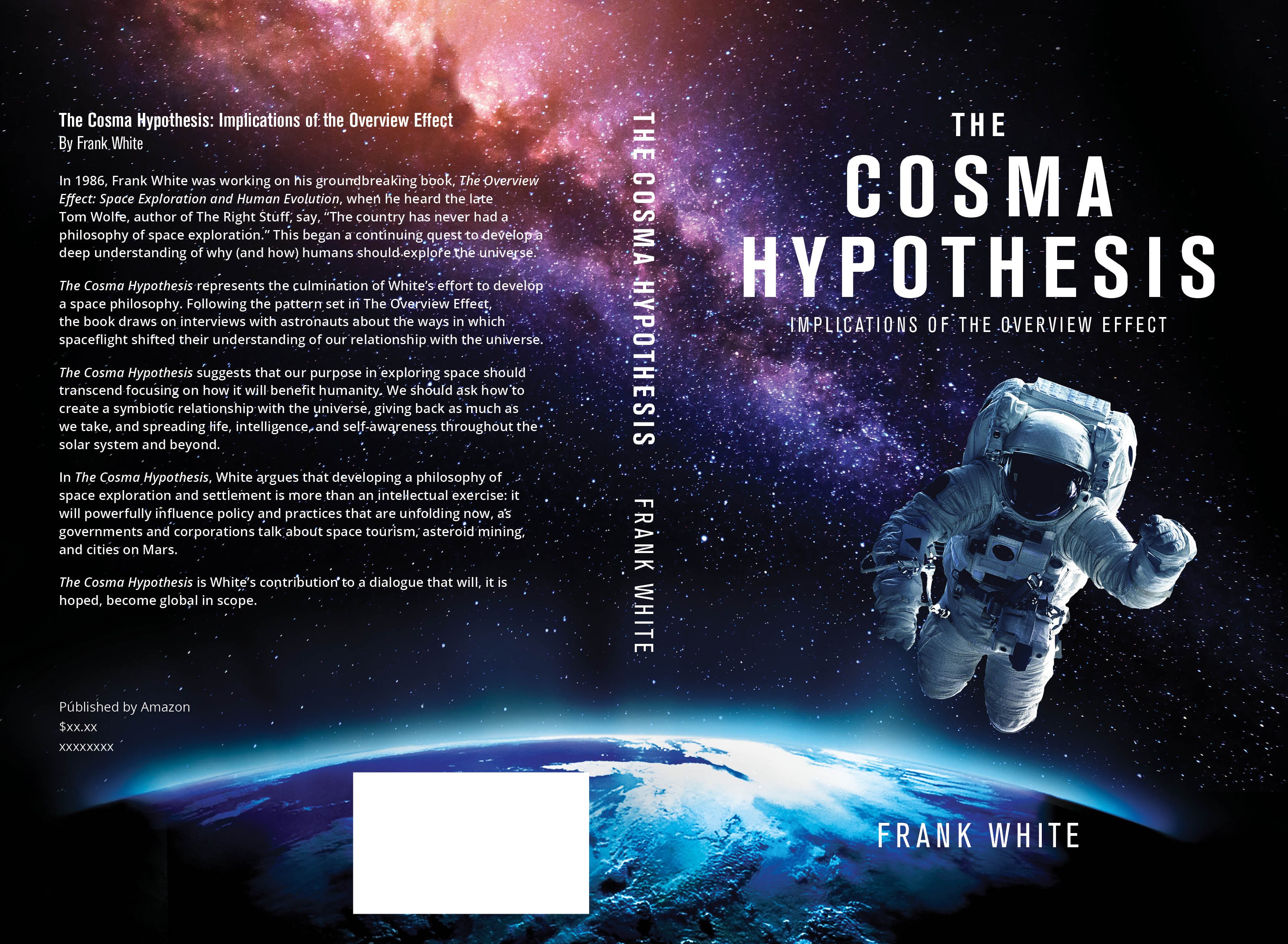 Book Cover: Prominent Author Frank White: The Cosma Hypotheis